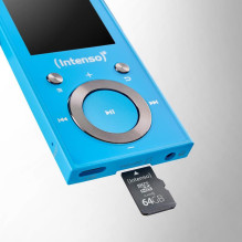 MP3 PLAYER 64GB BLUE / 3717494 INTENSO