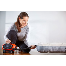 Compressor - Black Decker BDCINF18N-QS 12V 160 l / min 11.03 bar Automatic Shutoff Back Display Compressor - Black Decker BDCINF18N-QS 12V 160 l / min 11.03 bar Automatic Shutoff Back Display
