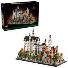 Konstruktorius - LEGO 21063 Neuschwanšteino Pilis 3455 Detalės 310mm Aukščio Konstruktorius - LEGO 21063 Neuschwanšteino Pilis 3455 Detalės 310mm Aukščio
