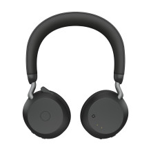Garso Įranga - JABRA Evolve2 75 Bevielis Ausinės, Bluetooth, iki 36 valandų baterijos veikimo trukmė, Juoda