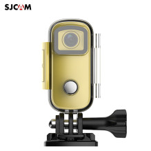 SJCam C100 Mini HD Action Thumb Waterpfoof 30m kamera Magnetinis korpusas Wi-Fi Live Mode Geltona