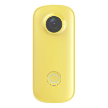 SJCam C100 Mini HD Action Thumb Waterpfoof 30m kamera Magnetinis korpusas Wi-Fi Live Mode Geltona