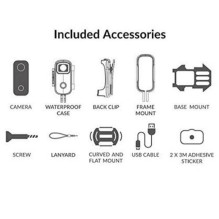 SJCam C100 Mini HD Action Thumb Waterpfoof 30m Camera Magnetic body Wi-Fi Live Mode Yellow