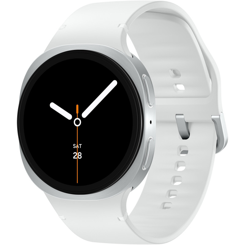 Samsung Galaxy Watch 8 3.81 cm (1.5") AMOLED 44 mm Digital 480 x 480 pixels Touchscreen Silver Wi-Fi GPS (satellite
