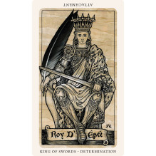 Tarot Cards The Medieval Feathers Blue Angel