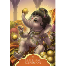 Blue Angel Whispers Of Lord Ganesha Oracle Cards