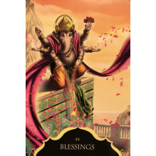 Blue Angel Whispers Of Lord Ganesha Oracle Cards
