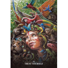 Blue Angel Sacred Rebels Borderless Oracle Cards