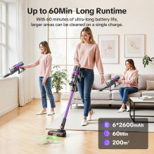 Lubluelu Cordless Vacuum Cleaner X1000 with 2.5L Self-Emptying Dust Station Lubluelu Cordless Vacuum Cleaner X1000 with 2.5L Self-Emptying Dust Station