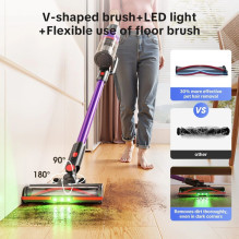 Lubluelu Cordless Vacuum Cleaner X1000 with 2.5L Self-Emptying Dust Station Lubluelu Cordless Vacuum Cleaner X1000 with 2.5L Self-Emptying Dust Station