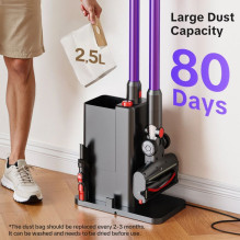 Lubluelu Cordless Vacuum Cleaner X1000 with 2.5L Self-Emptying Dust Station Lubluelu Cordless Vacuum Cleaner X1000 with 2.5L Self-Emptying Dust Station