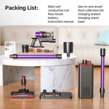 Lubluelu Cordless Vacuum Cleaner X1000 with 2.5L Self-Emptying Dust Station Lubluelu Cordless Vacuum Cleaner X1000 with 2.5L Self-Emptying Dust Station