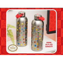 Paladone Super Mario Metal Water Bottle whit Carry Loop