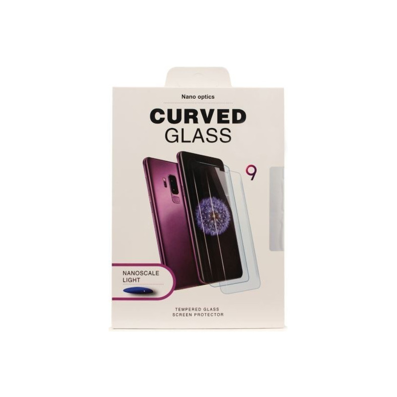 LCD apsauginis stikliukas "5D UV Glue" Huawei P30 Pro lenktas