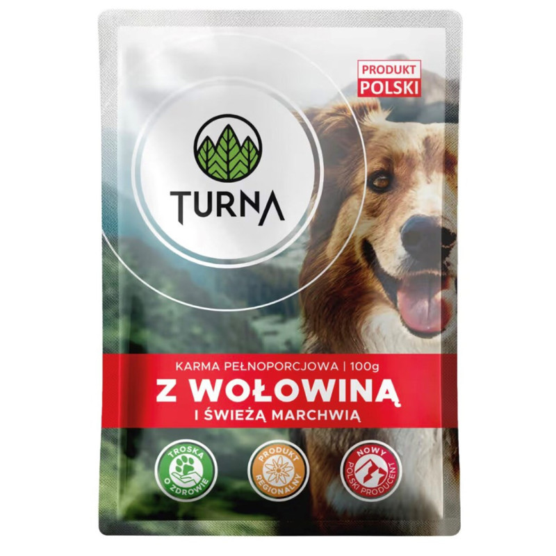 TURNA with beef - wet dog food - 100g