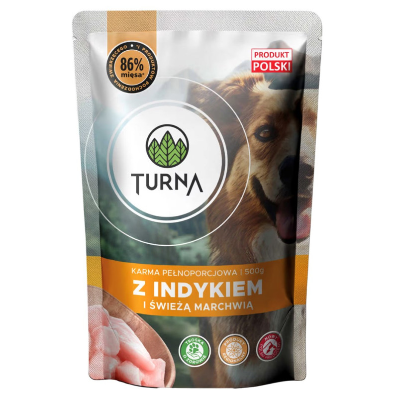 TURNA with turkey - wet dog food - 500g