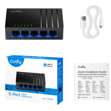 Cudy GS105D network switch Gigabit Ethernet (10 / 100 / 1000) Black Cudy GS105D network switch Gigabit Ethernet (10 / 100 / 1000) Black