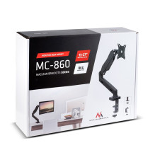 Maclean MC-860 monitor mount / stand 68.6 cm (27") Black Desk Maclean MC-860 monitor mount / stand 68.6 cm (27") Black Desk