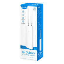 „Cudy LT500“ belaidis maršrutizatorius, dviejų dažnių, greitasis eternetas (2,4 GHz / 5 GHz), 4G, baltas