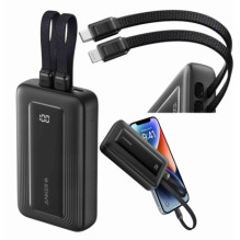 „Anker A1680G11“ 1000 mAh 30W USB-C + „Lightning“ laidas, juodas