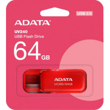 Adata UV240 64GB USB 2.0 raudona