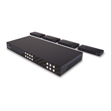 AV Ilgintuvas - LINDY Cat.6 HDMI 4K60 HDBaseT Matrix su 4 Imtuvais 150 m AV Ilgintuvas - LINDY Cat.6 HDMI 4K60 HDBaseT Matrix su 4 Imtuvais 150 m