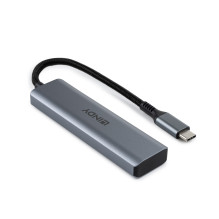 USB Hub - LINDY 4 Prievadų USB 3.2 Gen 2 Type C Hub, 10 Gbps, Kompaktiškas Dizainas USB Hub - LINDY 4 Prievadų USB 3.2 Gen 2 Type C Hub, 10 Gbps, Kompaktiškas Dizainas