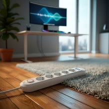 Maclean power strip, 5 socket extension + 3xUSB, 110-240V AC 50 / 60Hz, 2.1A max 2500W, 1.5m, white, MCE395 W Maclean power strip, 5 socket extension + 3xUSB, 110-240V AC 50 / 60Hz, 2.1A max 2500W, 1.5m, white, MCE395 W