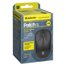 Computer Mouse - Defender PATCH MS-759 Black Optical 1000dpi 3P Computer Mouse - Defender PATCH MS-759 Black Optical 1000dpi 3P