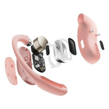 SHOKZ OpenFit Air Headset Wireless Ear-hook Calls / Music / Sport / Everyday Bluetooth Pink