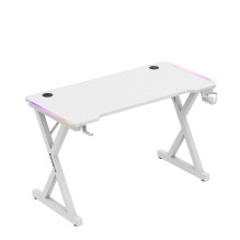 Huzaro Hero 2.3 RGB žaidimų stalas, baltas Huzaro Hero 2.3 RGB žaidimų stalas, baltas