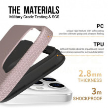 „Vmax“ trikampio formos dėklas „iPhone 16 Pro Max“, rožinio aukso spalvos „Vmax“ trikampio formos dėklas „iPhone 16 Pro Max“, rožinio aukso spalvos