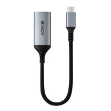 Keitiklis - Lindy USB Type C Į DisplayPort 8K60 Keitiklis 32.4Gbps Juodas Keitiklis - Lindy USB Type C Į DisplayPort 8K60 Keitiklis 32.4Gbps Juodas