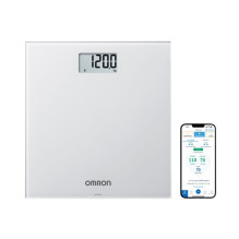 Skaitmeninės Svarstyklės - Omron HN300T2 150kg Bluetooth Atmintis 30 Įrašų Pilka