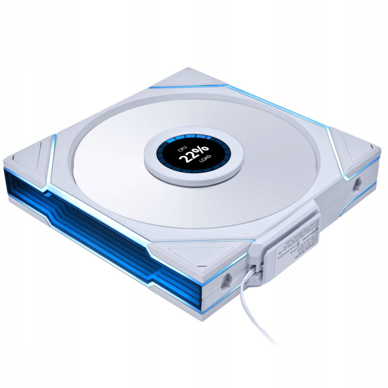 Lian Li UNI FAN TL Wireless LCD 140 Reverse Blade Fan White (14RTLLCD1W1W)