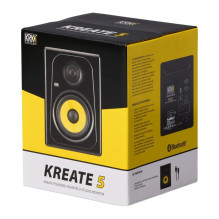 Audio Monitor - KRK Kreate 3 Active 3" Studio Reference Monitors 70-33000 Hz Bluetooth Black Audio Monitor - KRK Kreate 3 Active 3" Studio Reference Monitors 70-33000 Hz Bluetooth Black
