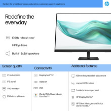 Monitor - HP 327ph Series 3 Pro FHD 27" 1920x1080 100Hz IPS Height Adjustable HP