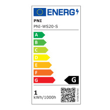 PNI GreenHouse WS20 LED saulės lempa namo numerio apšvietimui, montuojama ant sienos PNI GreenHouse WS20 LED saulės lempa namo numerio apšvietimui, montuojama ant sienos