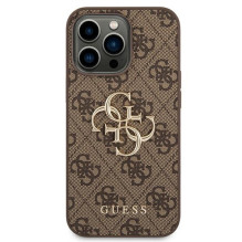 Guess GUHCP14X4GMGBR iPhone 14 Pro Max 6,7" brązowy / brown hardcase 4G Big Metal Logo Guess GUHCP14X4GMGBR iPhone 14 Pro Max 6,7" brązowy / brown hardcase 4G Big Metal Logo