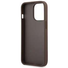 Guess GUHCP14X4GMGBR iPhone 14 Pro Max 6,7" brązowy / brown hardcase 4G Big Metal Logo Guess GUHCP14X4GMGBR iPhone 14 Pro Max 6,7" brązowy / brown hardcase 4G Big Metal Logo