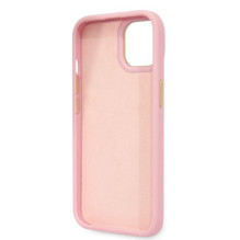 Guess Croco Collection dėklas iPhone 14 - rožinis