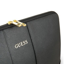„Guess“ rankovė GUCS13TBK 13" juoda / juodas Saffiano „Guess“ rankovė GUCS13TBK 13" juoda / juodas Saffiano