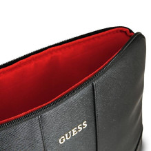 „Guess“ rankovė GUCS13TBK 13" juoda / juodas Saffiano „Guess“ rankovė GUCS13TBK 13" juoda / juodas Saffiano