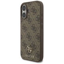 Guess 4G Small Classic Logo MagSafe Case for iPhone 17 - Brown