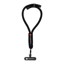 FORCELL F-DESIGN R10X40 wrist phone lanyard with adjustable length (max 20cm in the loop) black FORCELL F-DESIGN R10X40 wrist phone lanyard with adjustable length (max 20cm in the loop) black
