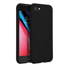 iPhone 8 silikoninis dėklas, juodas iPhone 8 silikoninis dėklas, juodas