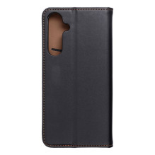 Atverčiamas dėklas, skirtas „Samsung A55 5G Smart Pro Book“, odinis, juodos spalvos. Atverčiamas dėklas, skirtas „Samsung A55 5G Smart Pro Book“, odinis, juodos spalvos.