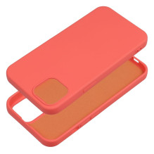 iPhone 13 silikoninis dėklas, persikų spalvos