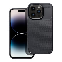 „iPhone 14 PRO“ anglies pluošto dėklas, aukščiausios kokybės, juodas „iPhone 14 PRO“ anglies pluošto dėklas, aukščiausios kokybės, juodas