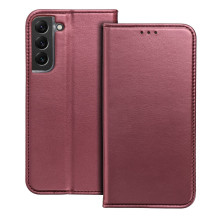 Atverčiamas dėklas, skirtas Samsung S26 ULTRA Smart Magneto, bordo spalvos
